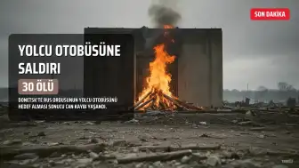 Ukrayna'da Yolcu Otobüsüne Saldırı: 30 Ölü, 18 Yaralı