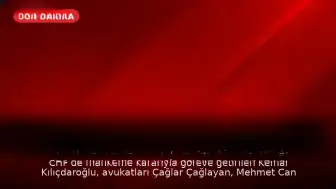 Kemal Kılıçdaroğlu, Üç Avukatını Görevden Aldı