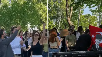 Bilgi Üniversitesi Öğrencileri, Faaliyet İzninin Geri Alınmasını Kampüste Kutladı