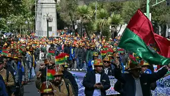 Bolivya'da binlerce madenci başkentte toplandı: Başkanın istifası talep ediliyor
