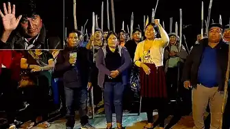 Bolivya'da Eski Devlet Başkanı Morales'in Kaçırılacağına Dair Söylentiler Üzerine Halk Sokaklara Döküldü