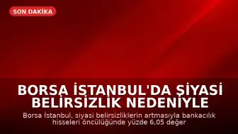 Borsa İstanbul'da Siyasi Belirsizlik Nedeniyle Sert Düşüş