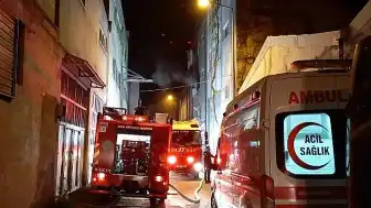 Bursa'da Tekstil Atölyesinde Yangın: Yaralı Yok