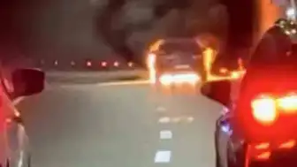 Çanakkale'de Assos-Troya Tüneli'nde Araç Yangını: Trafik Kısa Süreli Durdu
