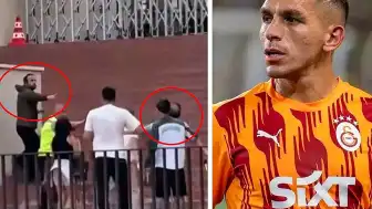 Galatasaraylı Futbolcu Lucas Torreira'ya Saldırı Anı Kameralara Yansıdı