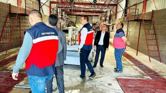 Gediz'de Kurban Kesim Alanlarında Hijyen Denetimi Yapıldı