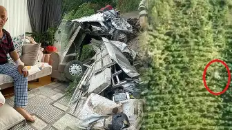 Giresun'da Sarp Araziden Yuvarlanan Kamyonet Kazasında Mucize Kurtuluş