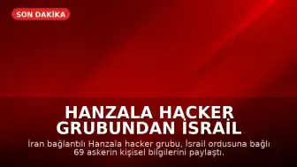 Hanzala Hacker Grubundan İsrail Askerlerine Yönelik Siber Saldırı: Kişisel Bilgiler Paylaşıldı