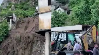 Hatay'da Heyelan: 1 Ölü, 1 Kişi Kurtarıldı