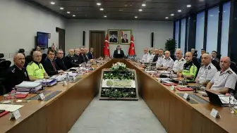 İçişleri Bakanlığı'nda NATO Zirvesi Güvenlik Toplantısı Gerçekleştirildi