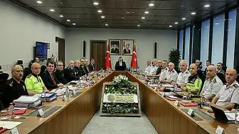 İçişleri Bakanlığı'nda NATO Zirvesi Güvenlik Toplantısı Yapıldı