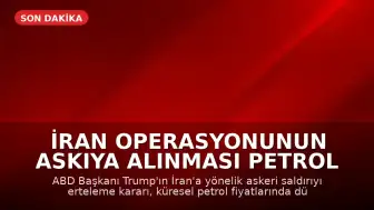 İran Operasyonunun Askıya Alınması Petrol Fiyatlarını Düşürdü