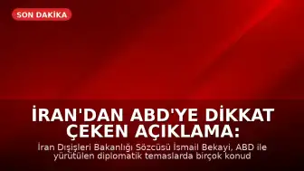 İran'dan ABD'ye Dikkat Çeken Açıklama: "Birçok Konuda Sonuca Ulaştık"