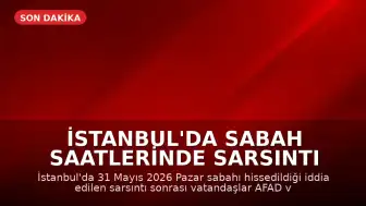 İstanbul'da Sabah Saatlerinde Sarsıntı İddiaları: AFAD ve Kandilli Verileri Bekleniyor