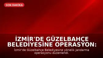 İzmir'de Güzelbahçe Belediyesine Operasyon: Başkan Mustafa Günay Gözaltında