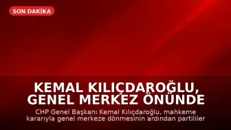 Kemal Kılıçdaroğlu, Genel Merkez Önünde Partililere Seslendi: "Bilmediğiniz Şeyler Var, Hepsini Anlatacağım"