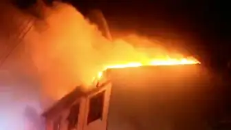 Kocaeli'de Çatı Katında Yangın Paniği