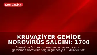 Kruvaziyer Gemide Norovirüs Salgını: 1700 Kişi Karantinada