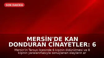 Mersin'de Kan Donduran Cinayetler: 6 Kişi Öldürüldü, Zanlı İntihar Etti