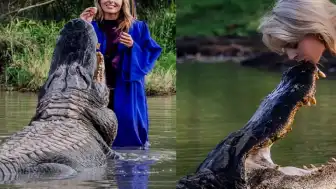 Mezuniyet Fotoğrafı İçin Timsahla Tehlikeli Anlar Yaşayan Kadının Kimliği Ortaya Çıktı