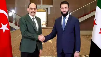 MİT Başkanı İbrahim Kalın Şam'da Suriye Devlet Başkanı Ahmed eş-Şara ile Görüştü