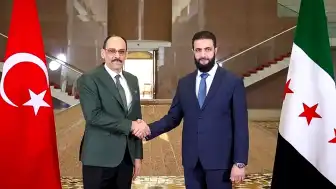 MİT Başkanı İbrahim Kalın, Suriye'de Ahmed eş-Şara ile Görüştü