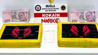 Muğla'da 2 Kilo Kokain ve Suç Geliri Para Ele Geçirildi