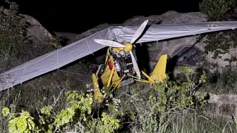 Nevşehir'de Motor Arızası Yapan Microlight Acil İniş Yaptı: 2 Yaralı