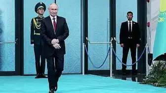 Rusya Devlet Başkanı Putin, Kazakistan'a Resmi Ziyarette Bulundu