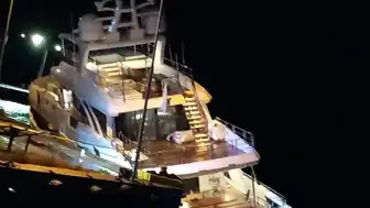 Sinop Limanı'nda Lüks Yat Yan Yattı: 6 Mürettebat Kurtarıldı