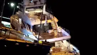 Sinop'ta Lüks Yat Yan Yattı: 6 Mürettebat Kurtarıldı