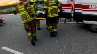 Susurluk'ta Yolcu Otobüsü Refüje Çarptı: 36 Yaralı