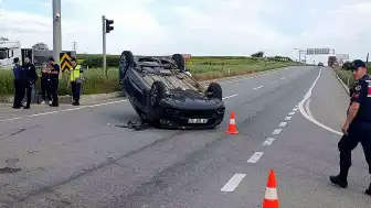 Tekirdağ'da Kamyonetle Otomobil Çarpıştı: 1 Yaralı