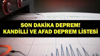 8 Haziran 2026 Pazartesi: Muğla'da Hafif Şiddette Deprem Meydana Geldi