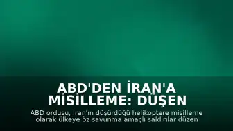 ABD'den İran'a Misilleme: Düşen Helikopter Saldırıya Neden Oldu