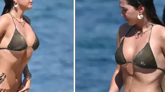 Bodrum Tatilinde Duru Kınay'ın Görüntüleri Dikkat Çekti