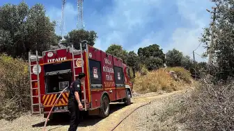 Bodrum'da Makilik Alanda Çıkan Yangın Söndürüldü