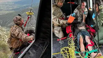 Çorum'da Yaralı Vatandaş Askeri Helikopterle Kurtarıldı