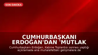 Cumhurbaşkanı Erdoğan'dan 'mutlak butlan' kararı sonrası ilk açıklama