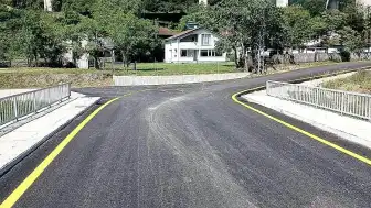Düzce'de Köy Yollarında Çizgi Çalışmaları Tamamlandı