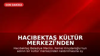 Hacıbektaş Kültür Merkezi'nden Kılıçdaroğlu'nun Adı Kaldırıldı