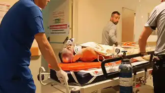 İnşaatta Başına Demir Düşen İşçi Ağır Yaralandı