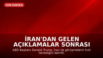 İran'dan Gelen Açıklamalar Sonrası ABD Başkanı Trump'tan İlk Değerlendirme