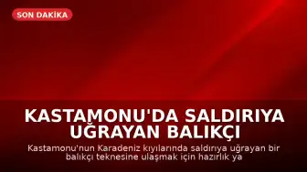 Kastamonu'da Saldırıya Uğrayan Balıkçı Teknesine Sağlık Ekiplerinin Müdahalesi Kamerada
