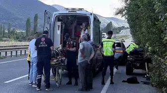 Kastamonu'da Trafik Kazası: ATV Sürücüsü Yaralandı