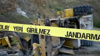 Kırıkkale'de İş Makinesi Uçurumdan Düştü: Operatör Ağır Yaralandı