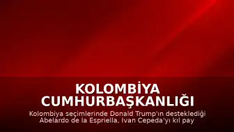 Kolombiya Cumhurbaşkanlığı Seçimlerinde Abelardo de la Espriella Galip Geldi