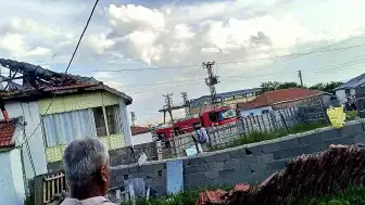 Konya'da Bir Evde Yangın Çıktı