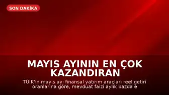Mayıs Ayının En Çok Kazandıran Yatırım Aracı Açıklandı