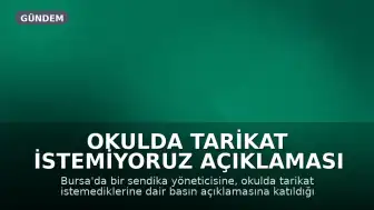 Okulda Tarikat İstemiyoruz Açıklaması Nedeniyle Verilen Kınama Cezası İptal Edildi